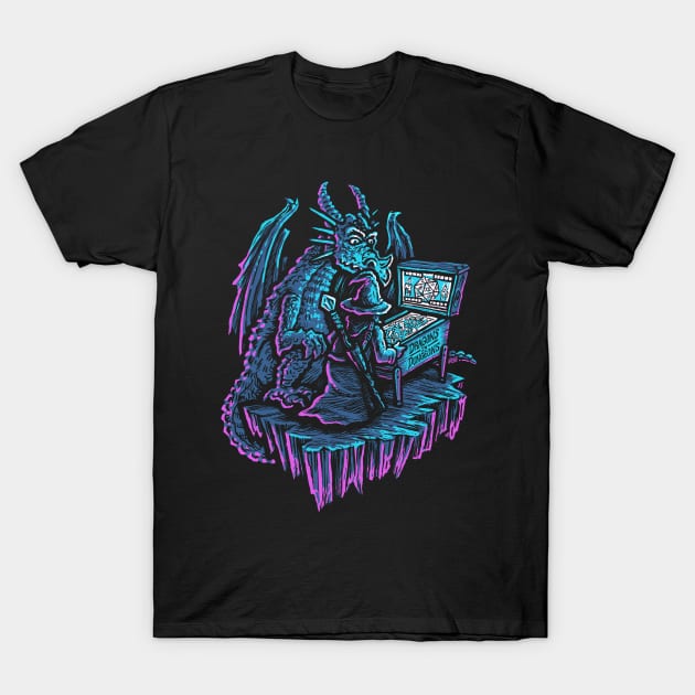 Dragons In Dungeons - Pinball Wizard T-Shirt by BradAlbright